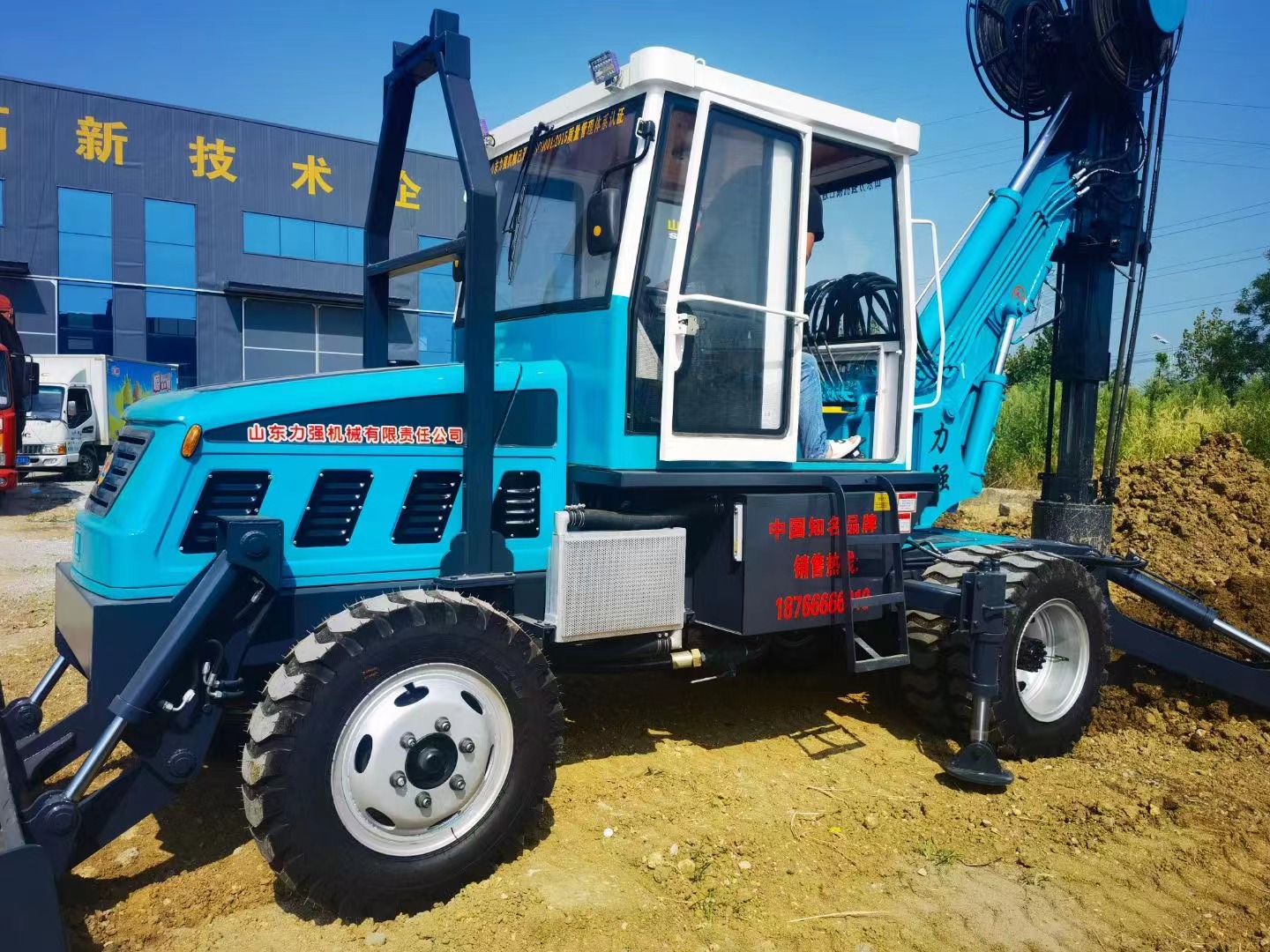 轮式打桩机的具体优点