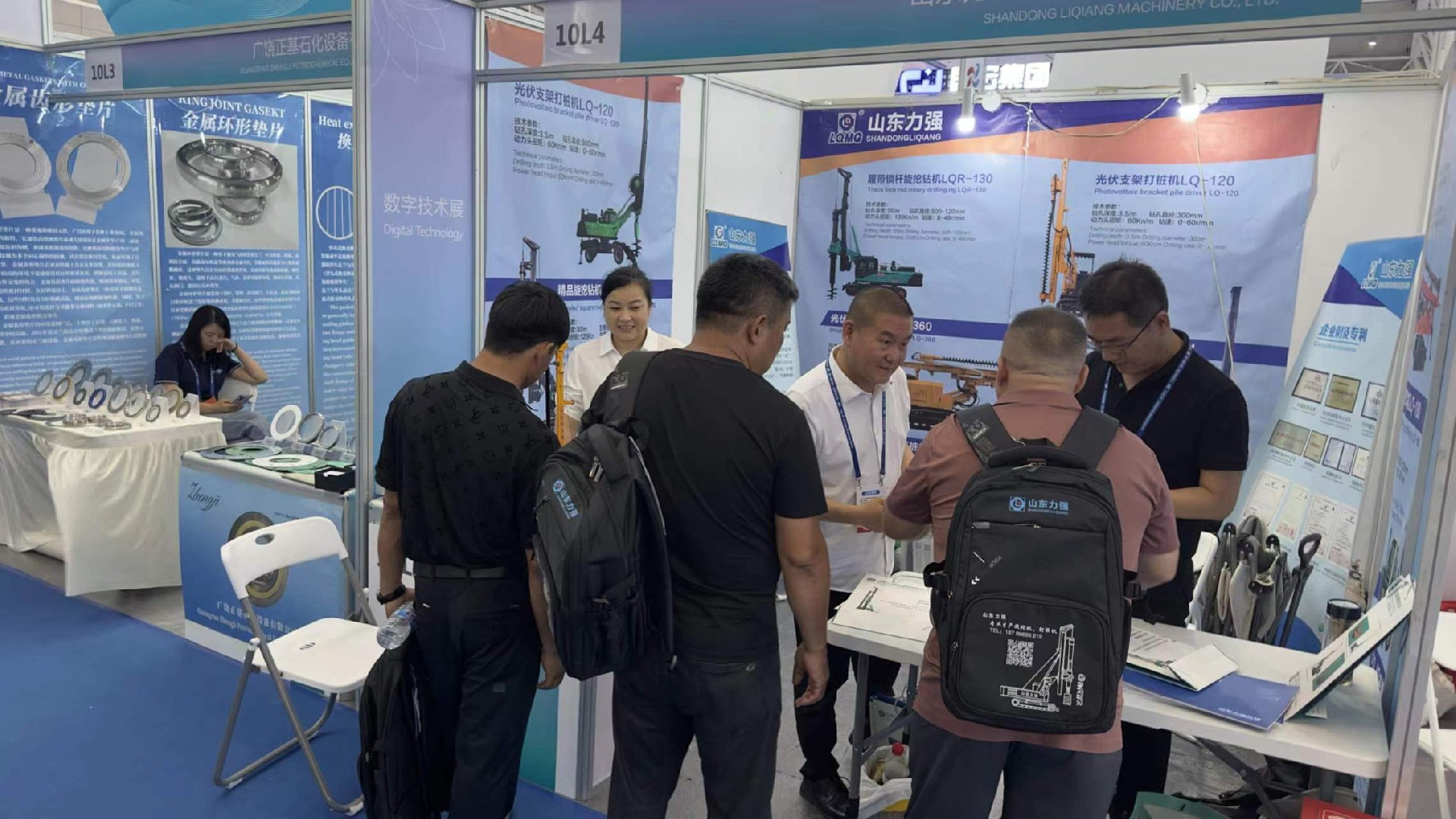 山东力强机械有限公司参加亚欧博览会（新疆）