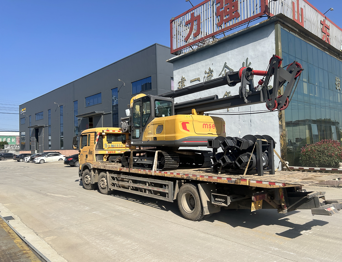 中国制造再添新坐标！山东力强机械旋挖钻机顺利启运巴西